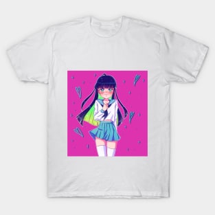 Bashful Anime Girl T-Shirt